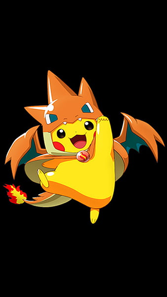 Wallpaper guy, Pikachu, Pokemon, Pokemon, Charizard for mobile and