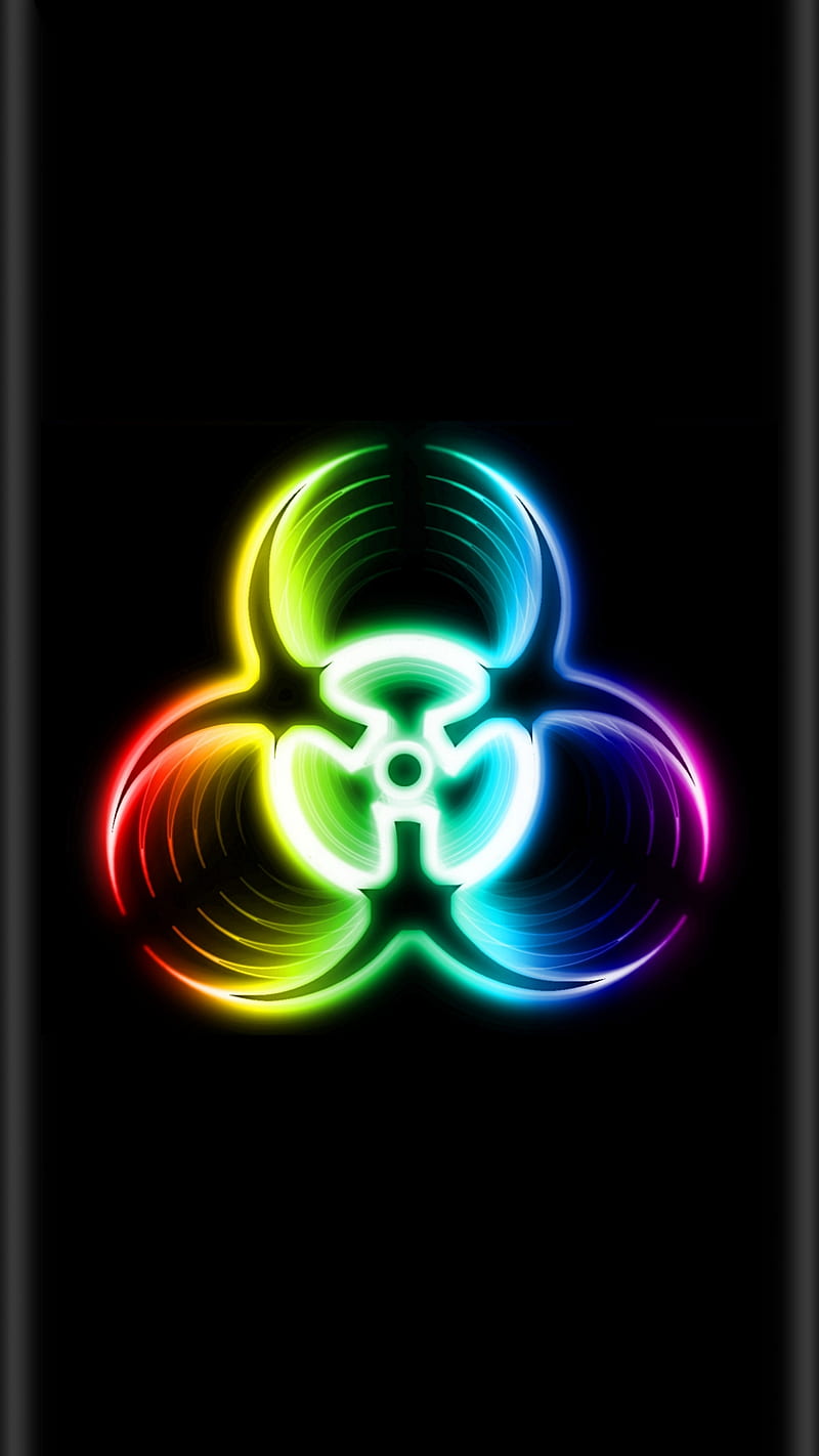 Spinner, black, colorful, edge, hand fidget spinner, led, led light, neon, s7, HD phone wallpaper