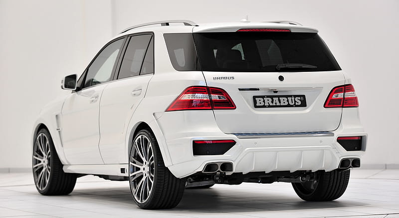 BRABUS B63S-700 Widestar based on Mercedes-Benz ML63 AMG (2013) - Rear , car, HD wallpaper