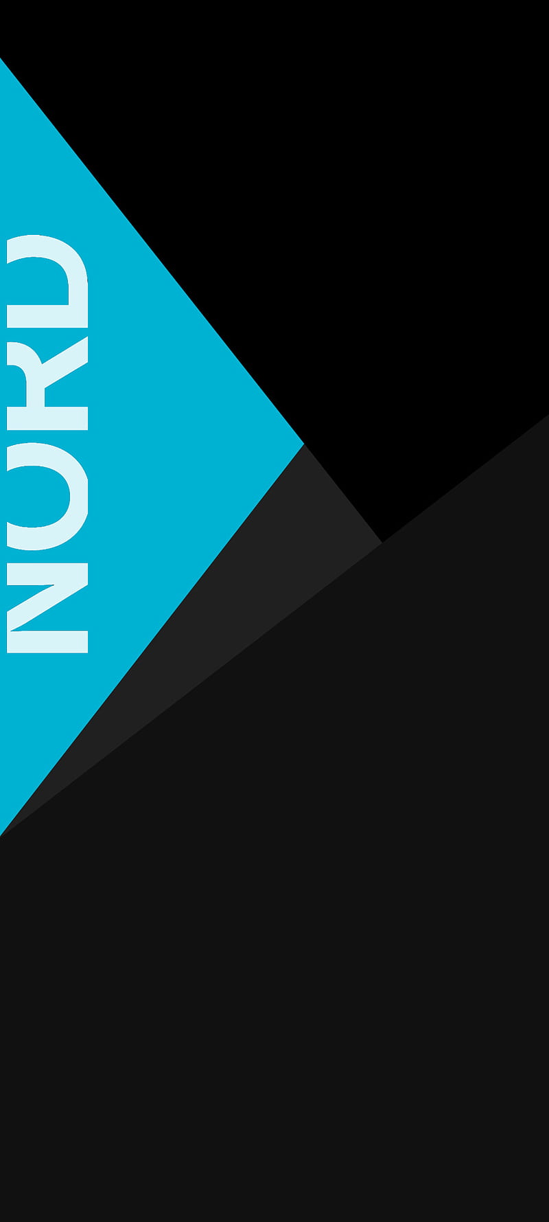 Nord triangle, black, blue, HD phone wallpaper