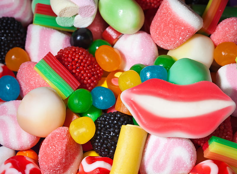 Candy, colorful, colors, sugar, sweets, HD wallpaper