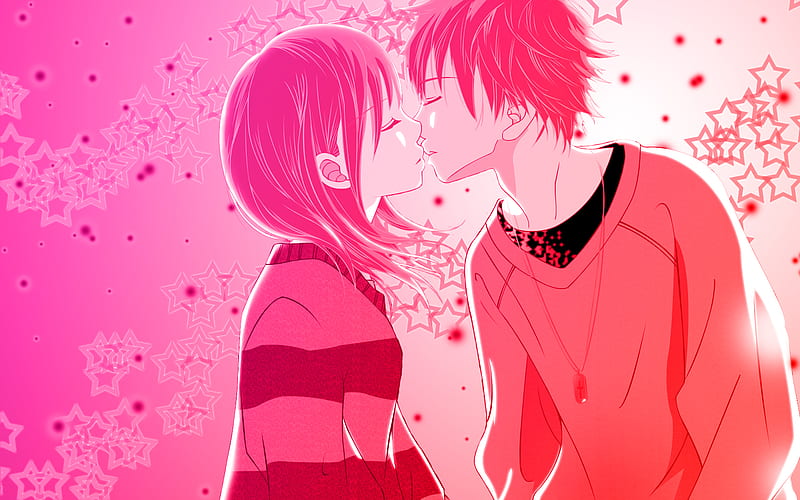 Bokura ga Ita, boy, girl, anime, love, story, pink, kiss, HD wallpaper |  Peakpx