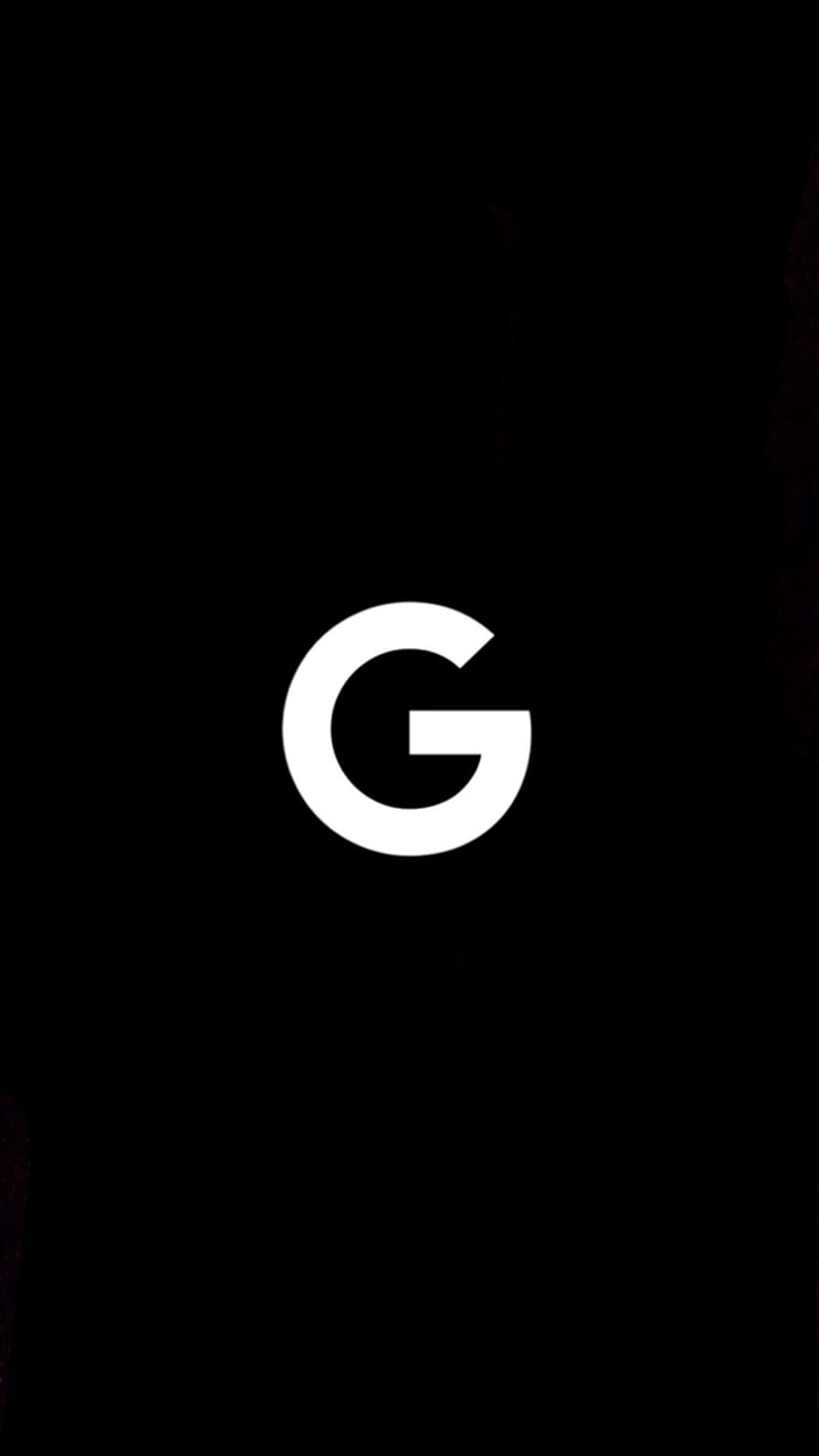 Google, black, logo, HD phone wallpaper
