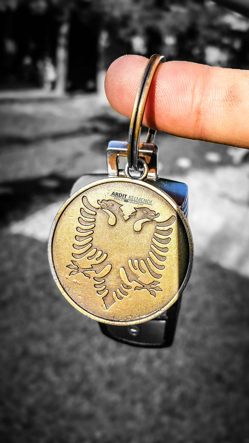 Albanian Eagle, auto, car, flag, passat, volkswagen, vw, HD phone wallpaper