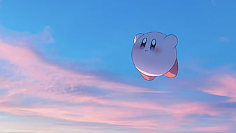 Kirby, water, HD phone wallpaper