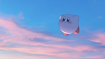 Funny Kirby Pattern Desktop Wallpaper - Cool Kirby Wallpaper 4k