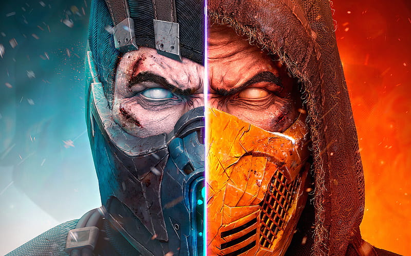 Scorpion Mortal Kombat X 2019 Game Poster, HD wallpaper