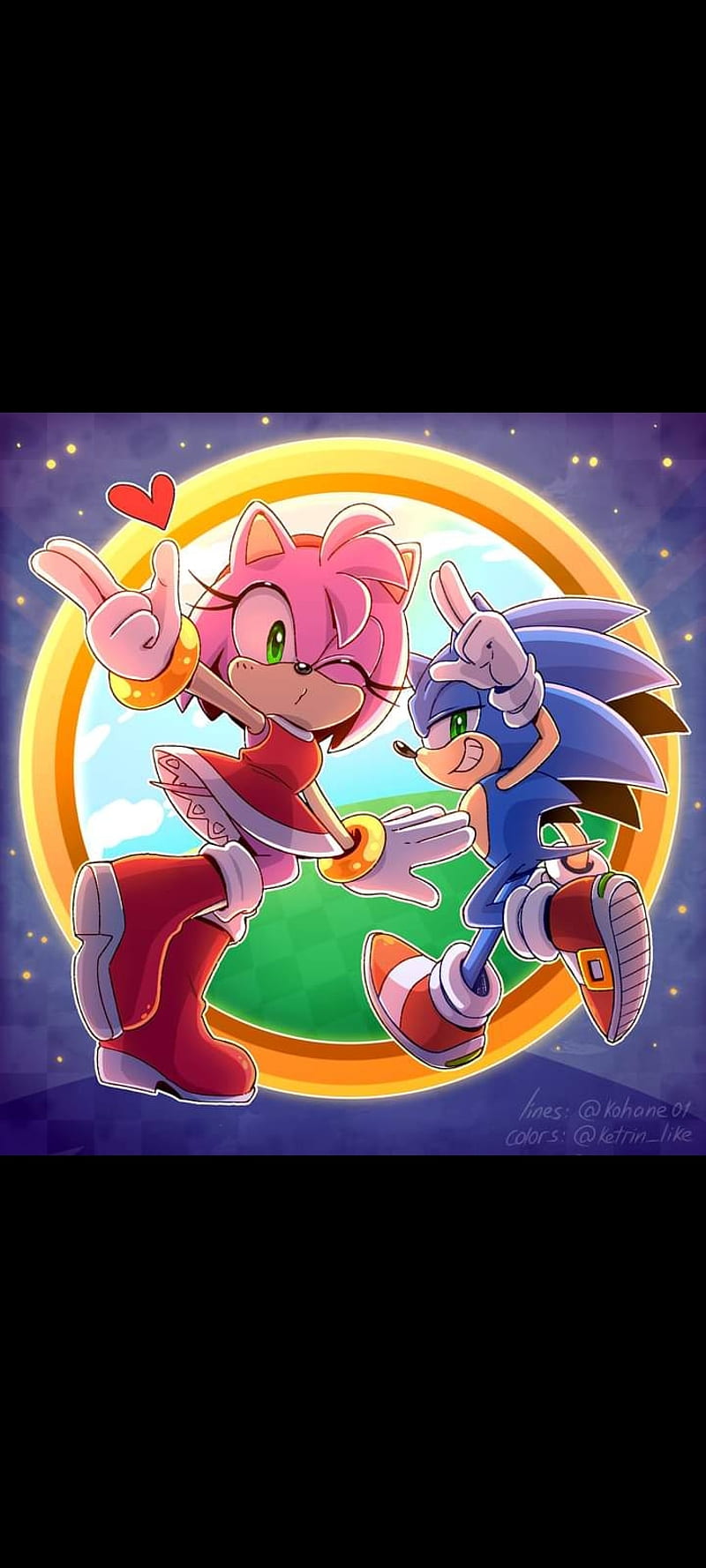 Sonamy classic  Sonic and amy, Sonic fan characters, Sonic unleashed