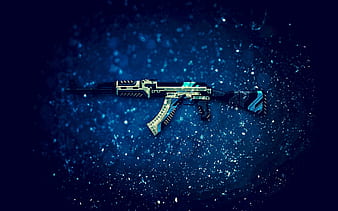 Download wallpaper game, weapon, art, Glock-18, counter strike global  offensive, CS GO, section games in resolution 1366x768