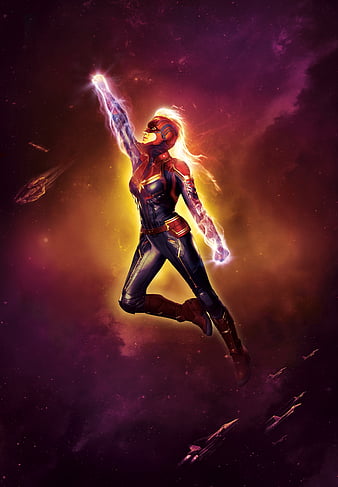 Captain Marvel IMAX Poster, HD phone wallpaper