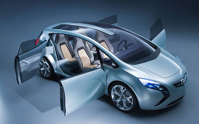 electric, opel, concept, flextreme, HD wallpaper