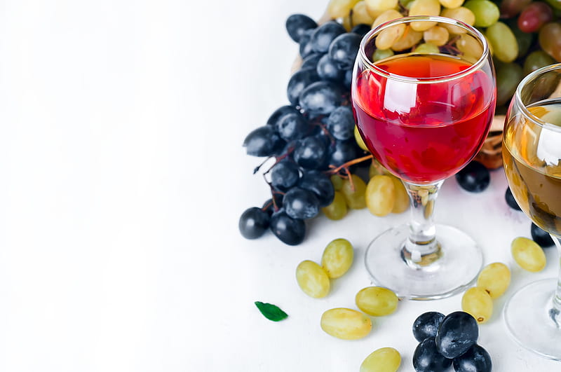 Food, Wine, Glass, Grapes, HD wallpaper
