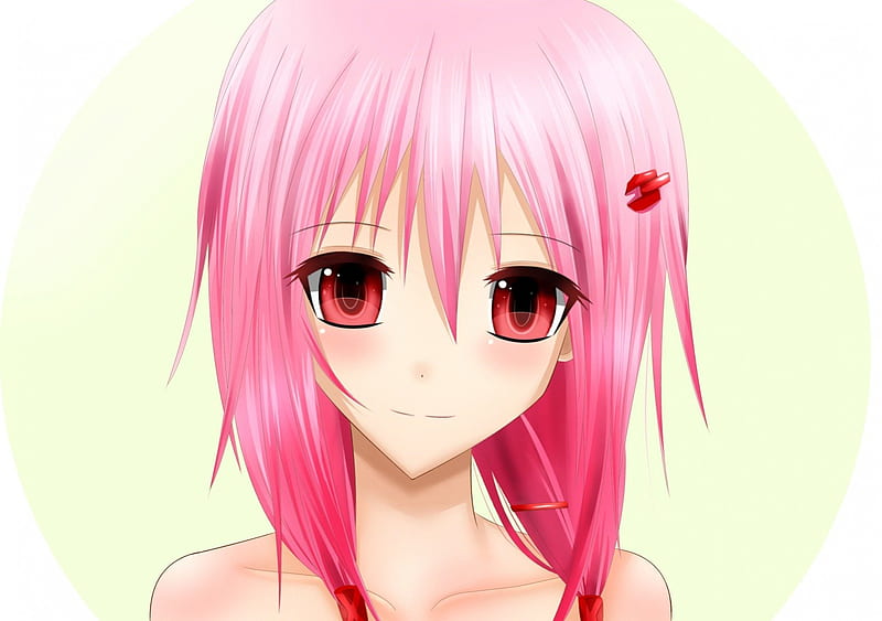 @nime Girl, GC, cute, pink hair, anime, HD wallpaper
