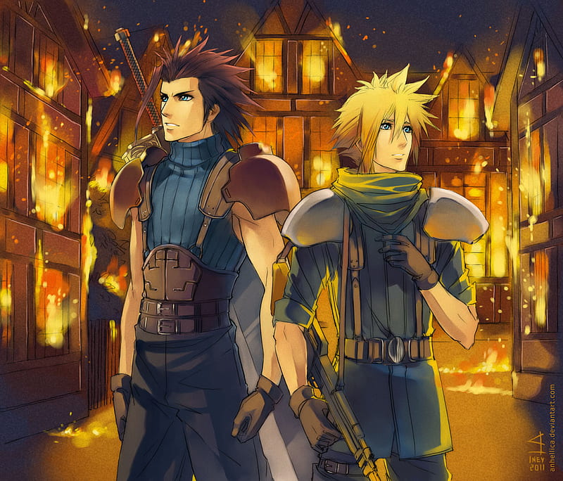 final fantasy zack and cloud