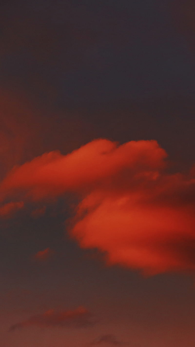 Very Red, Sky, beauty, clouds, nature, HD phone wallpaper | Peakpx