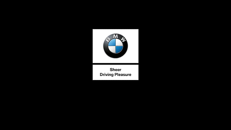 Bmw logo, german car logo, sheer driving pleasure, HD wallpaper
