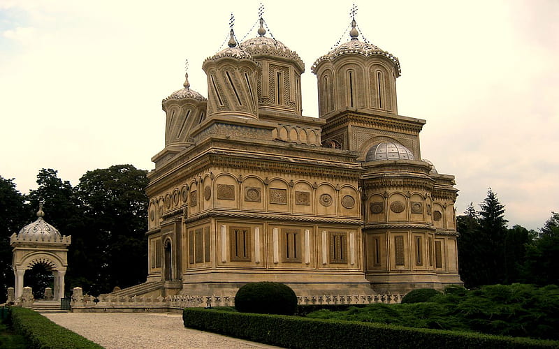 AMAZING ROMANIA, religion, monument, oriental, monastery, HD wallpaper