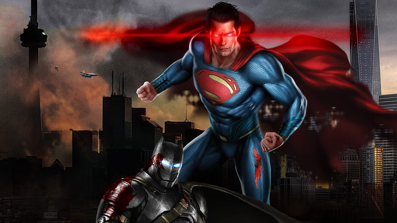 Superman Vs Batman Art, superman, batman, artwork, artist, digital-art, superheroes, HD wallpaper