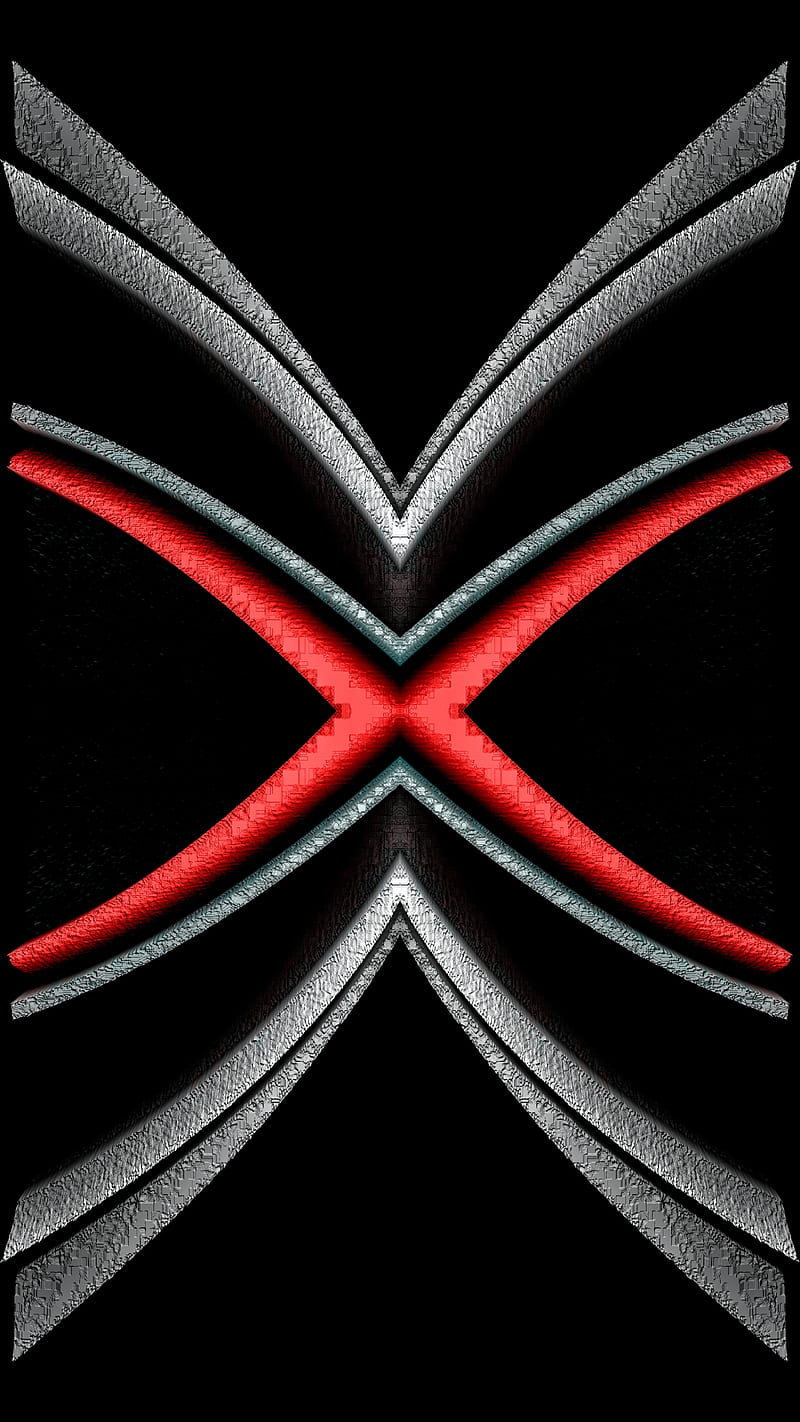 Htrhjg, amoled, android, black, geometric, iphone, lines, neon, red, samsung, HD phone wallpaper