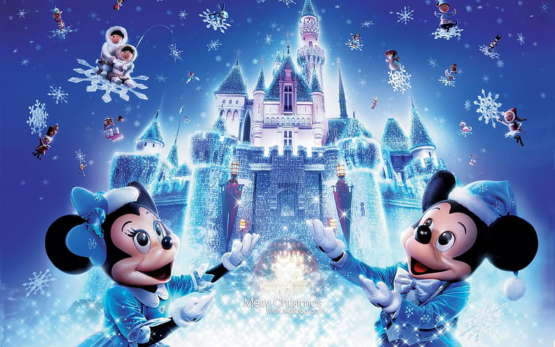Winter Wonderland Hong Kong Disneyland Christmas Fantasy, HD wallpaper