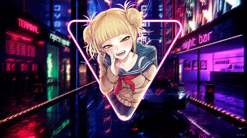 Himiko Toga Anime Girl Neon Boku My Hero Academia Anime Girl, HD ...