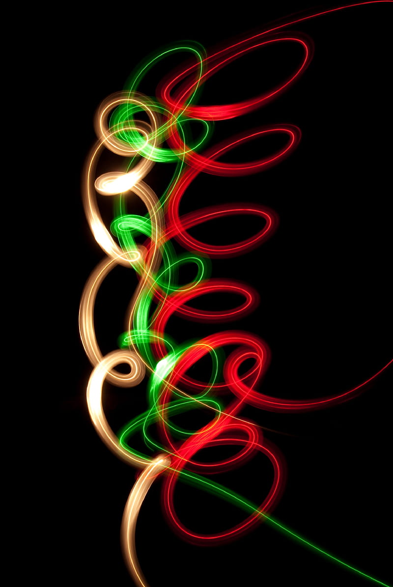 spiral, neon, line, twisted, HD phone wallpaper