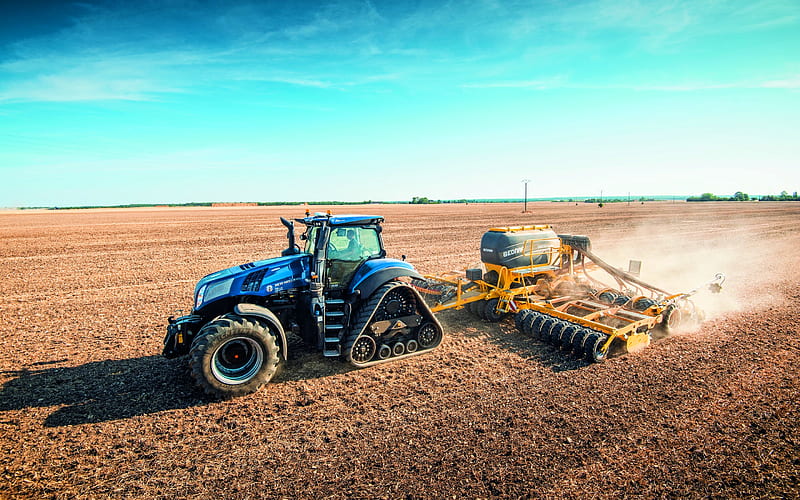 New holland genesis t8 435, campo arado, tractores 2020, tractores agrícolas,  Fondo de pantalla HD | Peakpx