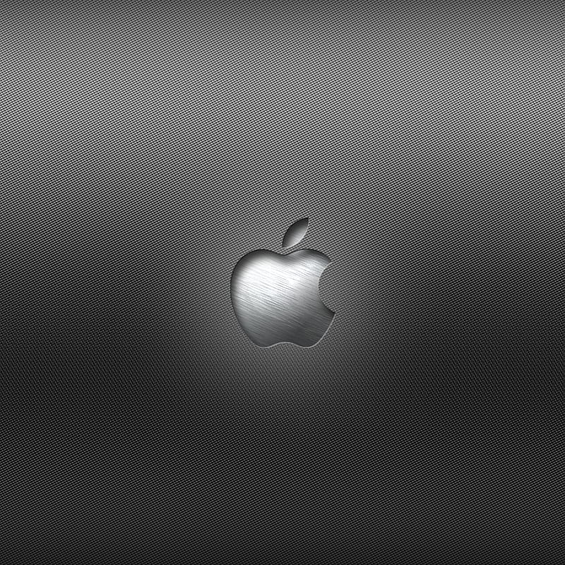 Apple, carbon fiber, fibre, logo, mac, metal, steel, HD phone wallpaper ...