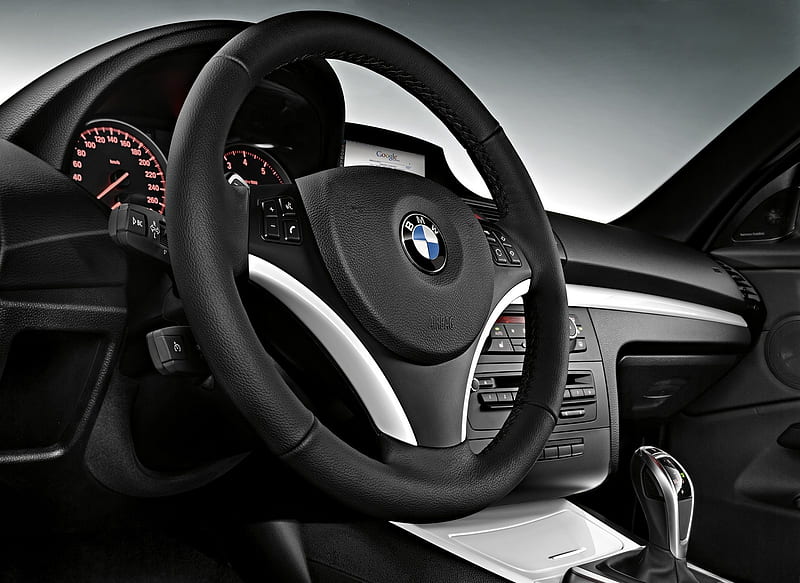2012 BMW 1-Series Convertible - Steering Wheel, car, HD wallpaper