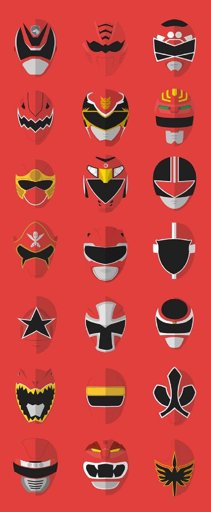 Power Ranger, anime, red ranger, HD phone wallpaper | Peakpx