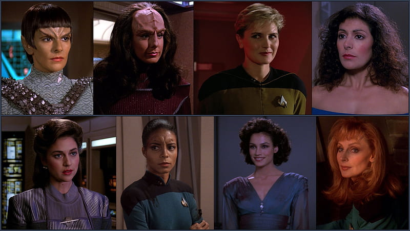 Women from Star Trek: The Next Generation, Troi, TNG, Star Trek Women, Crusher, Yar, Star Trek The Next Generation, HD wallpaper