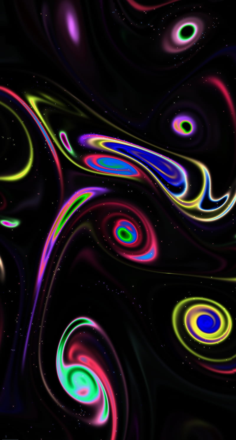 Neon swirls, neon, swirls, HD mobile wallpaper | Peakpx