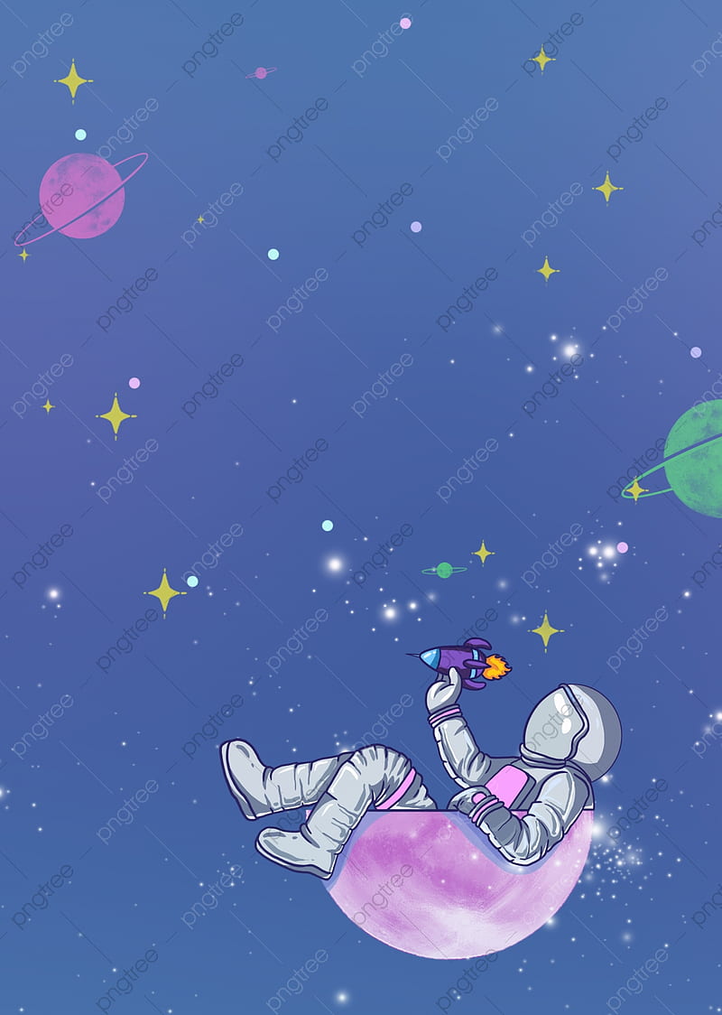 Purple Star Astronaut Universe Background, Astronaut, Float, Purple Background for, HD phone wallpaper