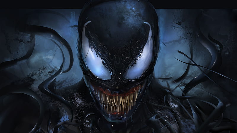 venom, venom, superheroes, artwork, HD wallpaper