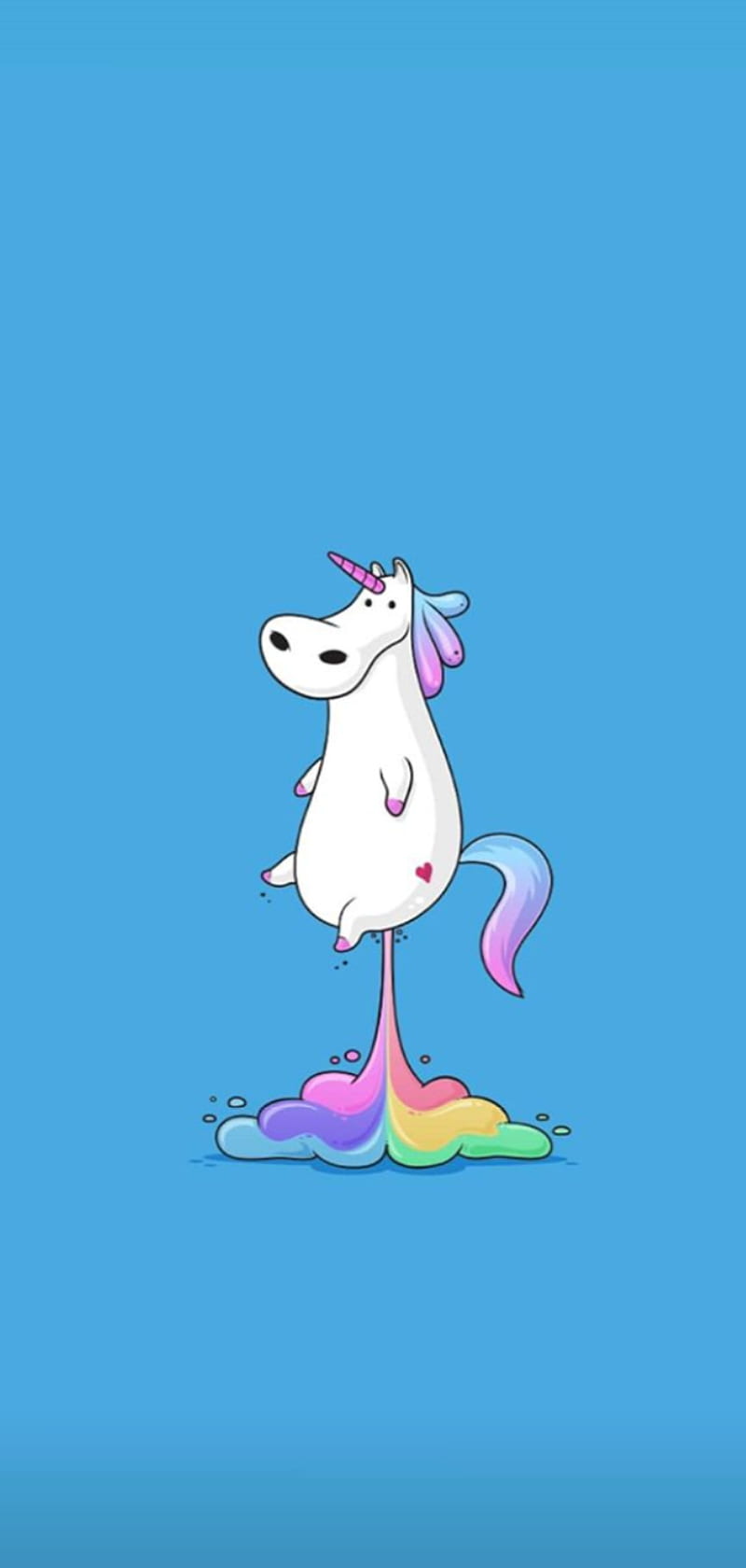 Pedo de unicornio, arcoiris, Fondo de pantalla de teléfono HD | Peakpx