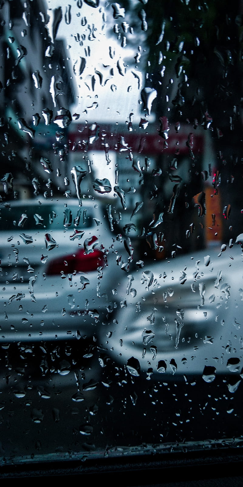 Rainy window, air, car, cover, glass, logo, one, plus, rain, water, HD  phone wallpaper | Peakpx