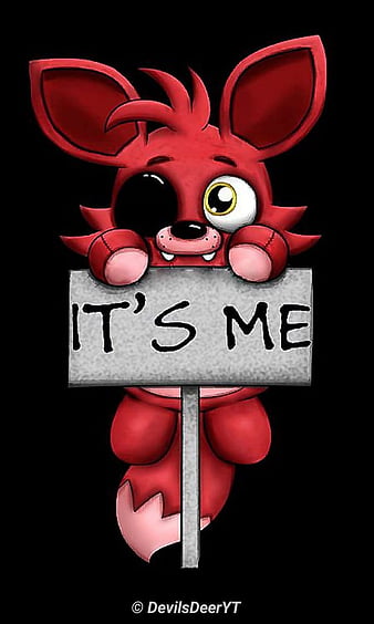 Foxy fnaf, its me, kawaii, HD phone wallpaper