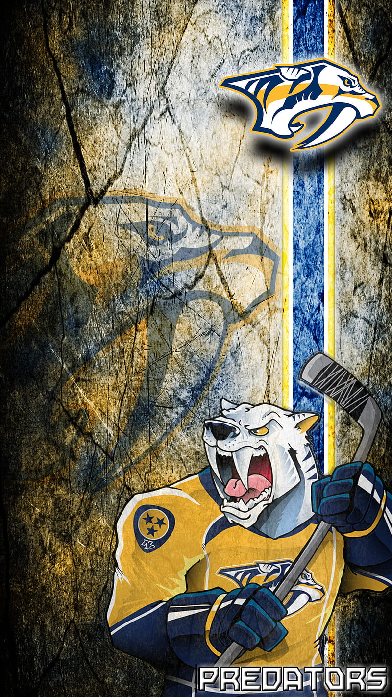 Nashville Predators American hockey team yellow stone background Nashville  Predators logo HD wallpaper  Peakpx