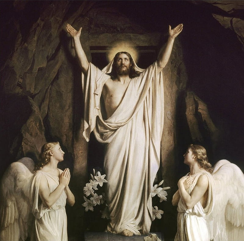 Resurrection, risen, christ, jesus, god, HD wallpaper
