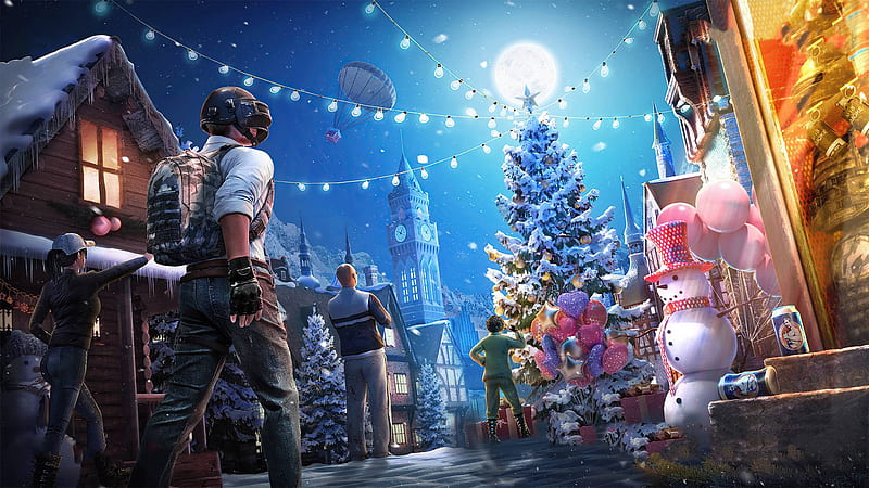 PUBG Mobile Christmas Resolution , Games , , and Background, Gamer Christmas, HD wallpaper