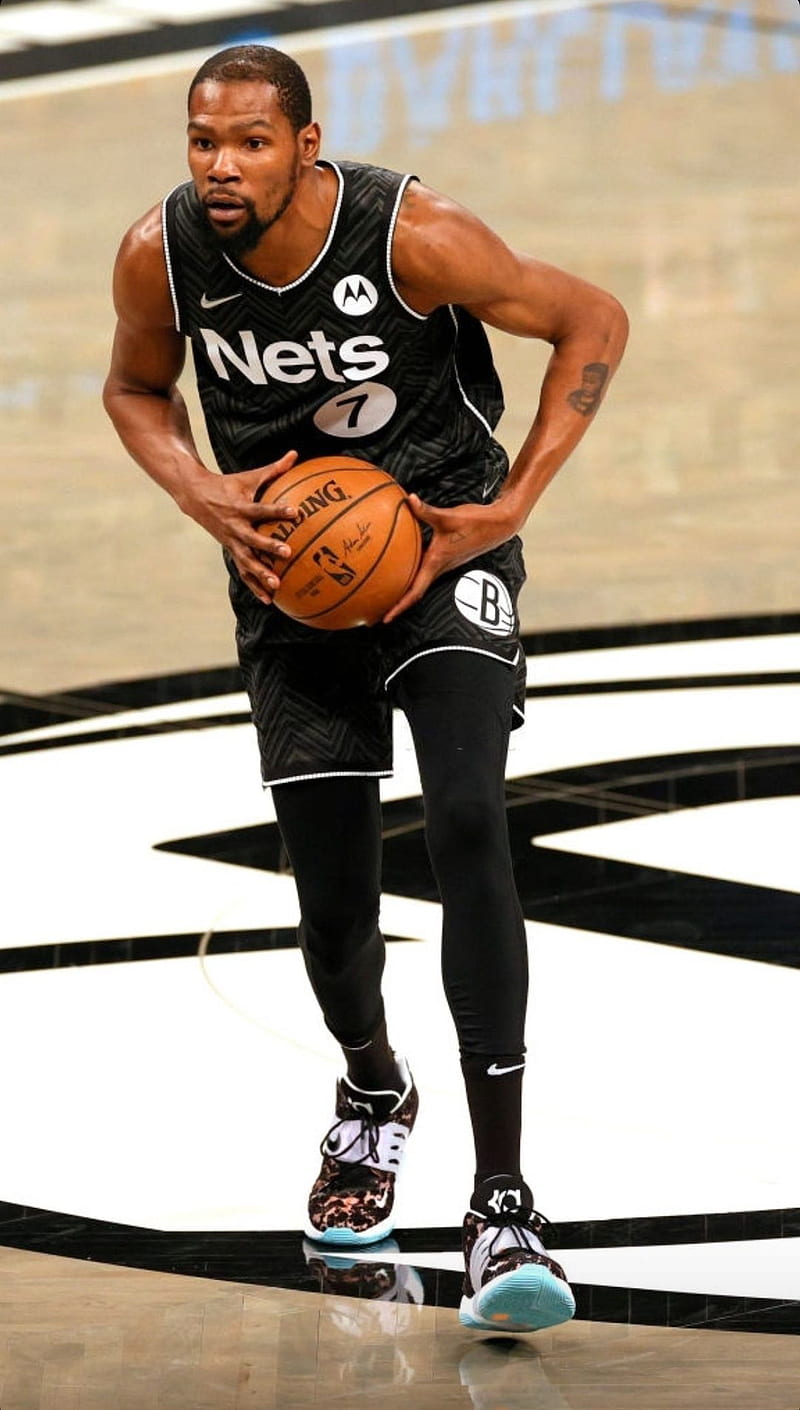 Kevin Durant, nets, basketball, HD phone wallpaper