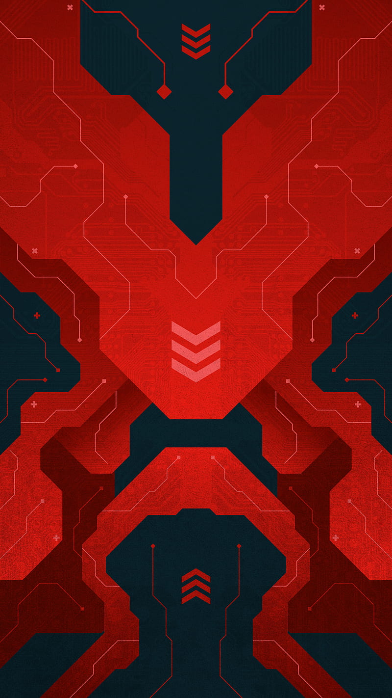 Tech Y5 Abstract Alien Circuit Board Mechanical Red Abstract Robotic Tech Hd Phone Wallpaper Peakpx