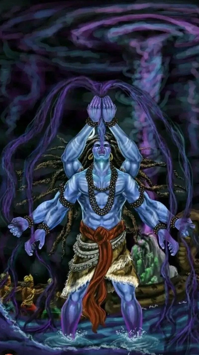 Sivan Mass, Drinking Poison, lord, mahadev, god, HD phone wallpaper