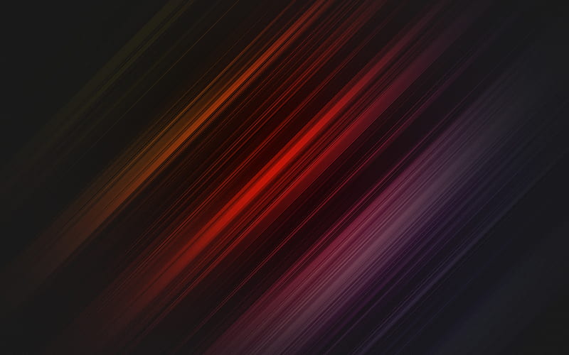 colorful neon rays, abstract art, dark background, creative, neon lights, abstract rays, HD wallpaper