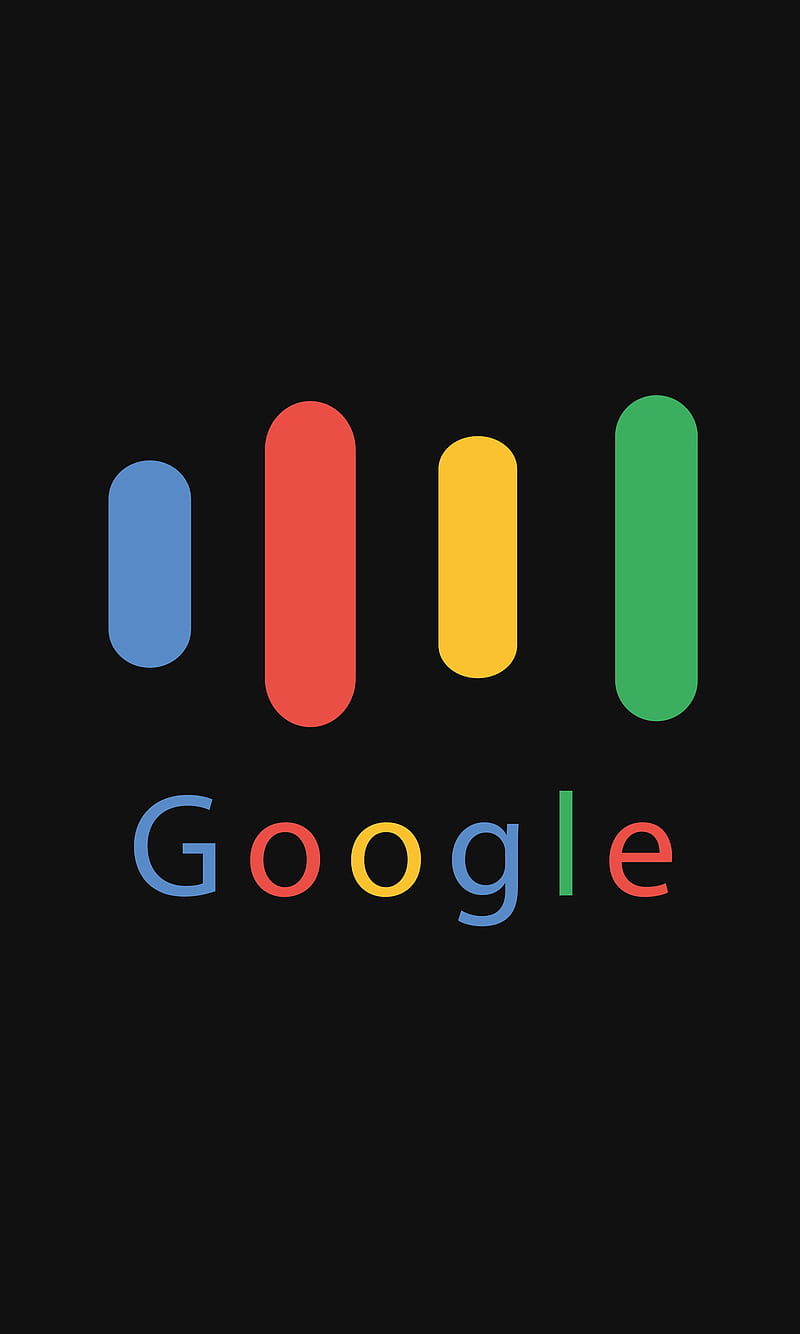 Google Assistant, black, flat, simple, tech, HD phone wallpaper