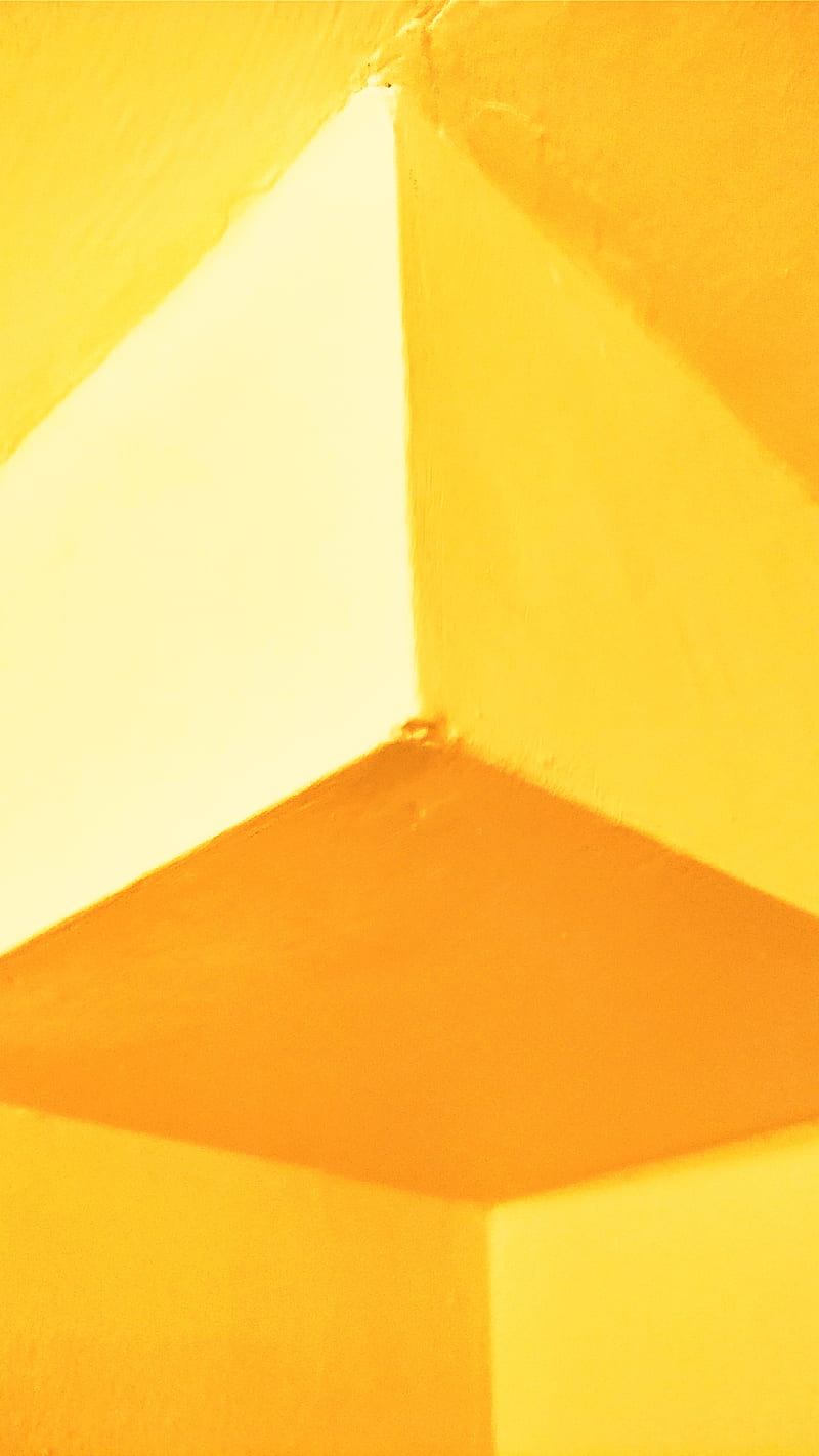 Inversion in Yellow, triangle, HD phone wallpaper