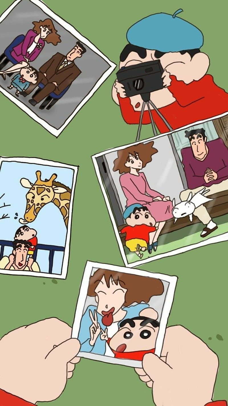 Shinchan , adventure, family, HD phone wallpaper