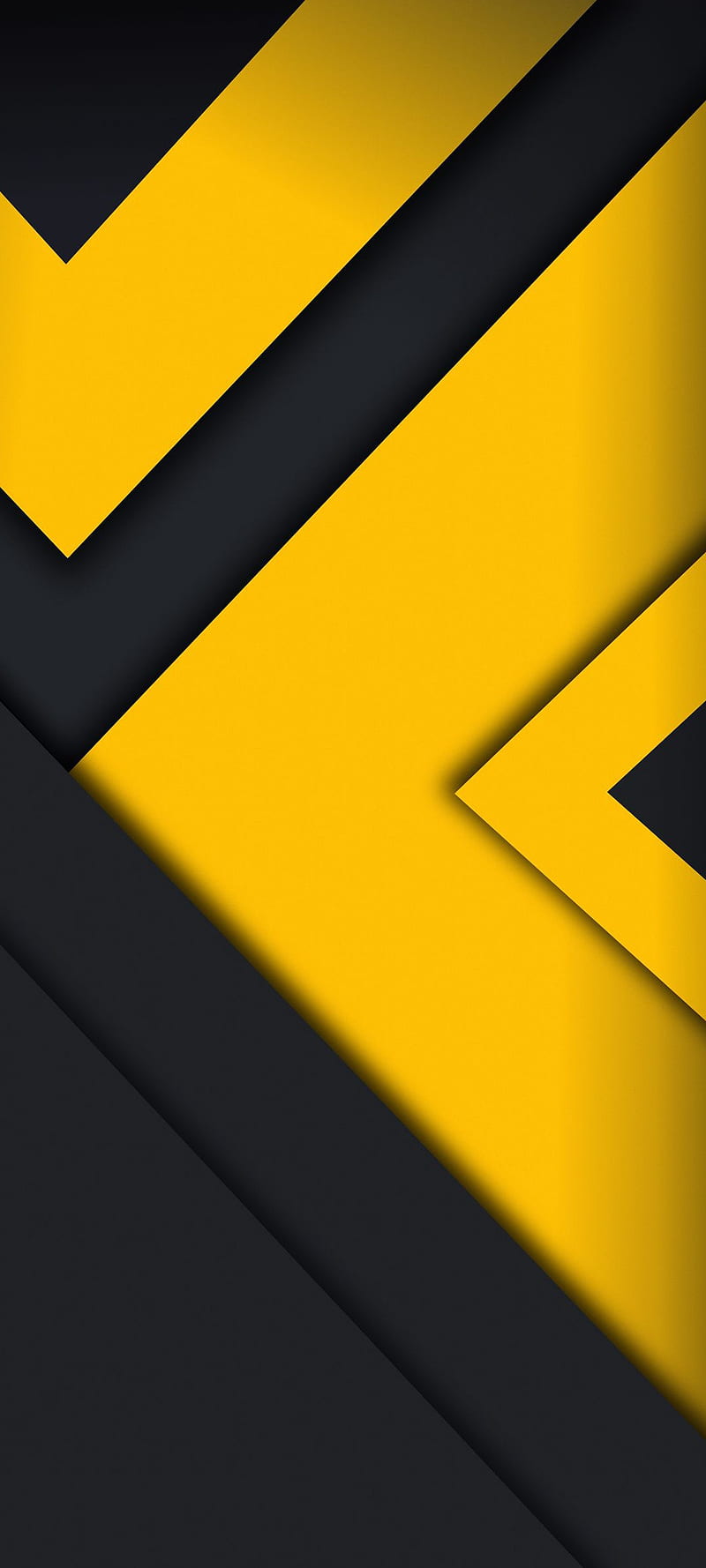 Amarillo y negro, abstracto, androide, negro, marrón, geométrico, amarillo,  Fondo de pantalla de teléfono HD | Peakpx