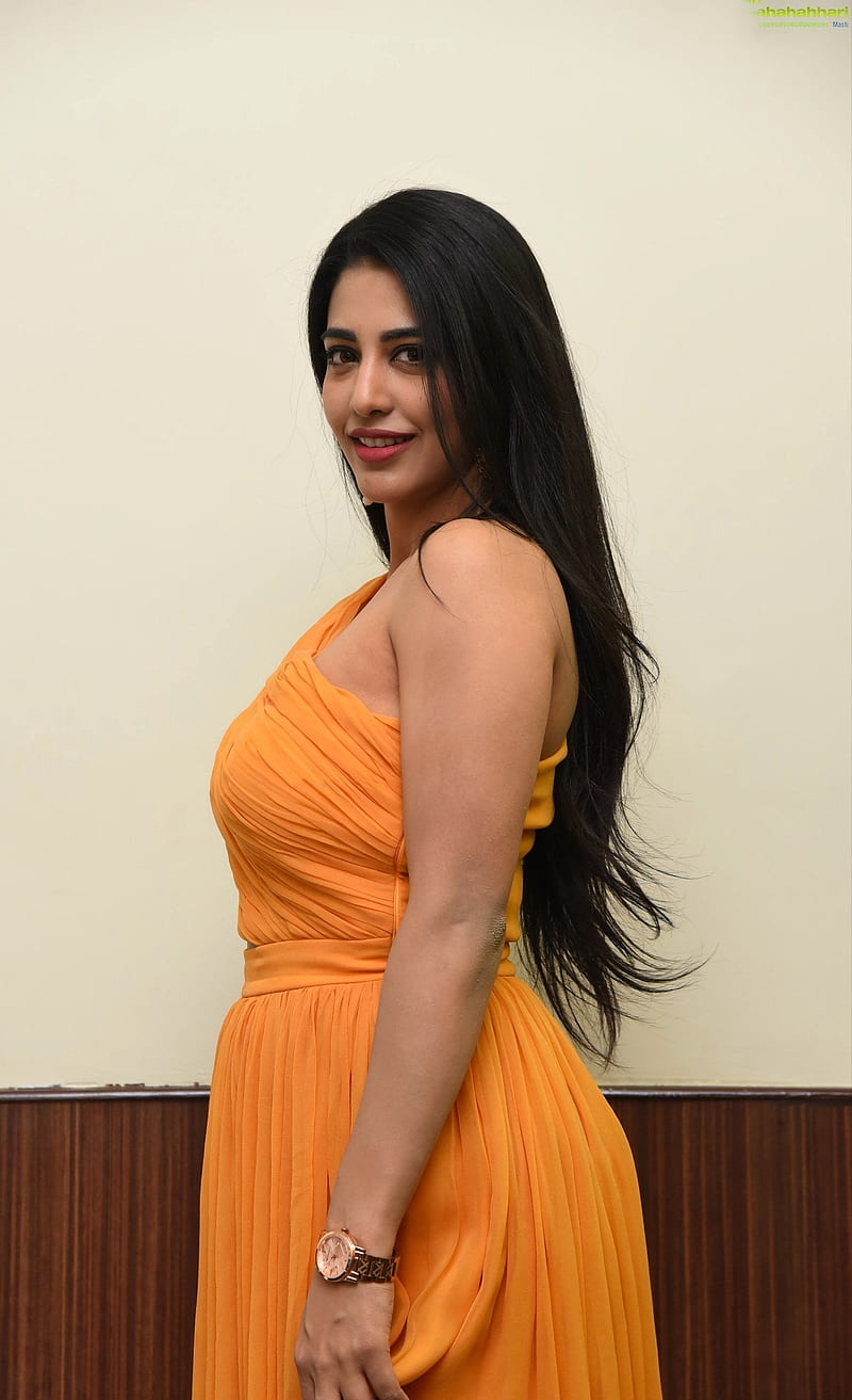 Daksha Nagarkar, yellow dress, HD phone wallpaper