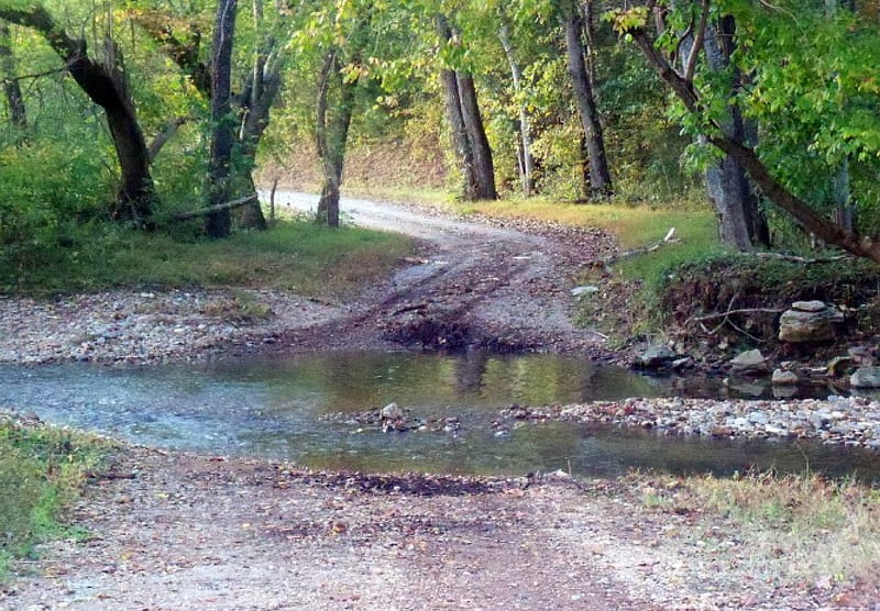 Creek In The Middle of The Road, Rural, Creek, Tennessee, Nature, HD wallpaper